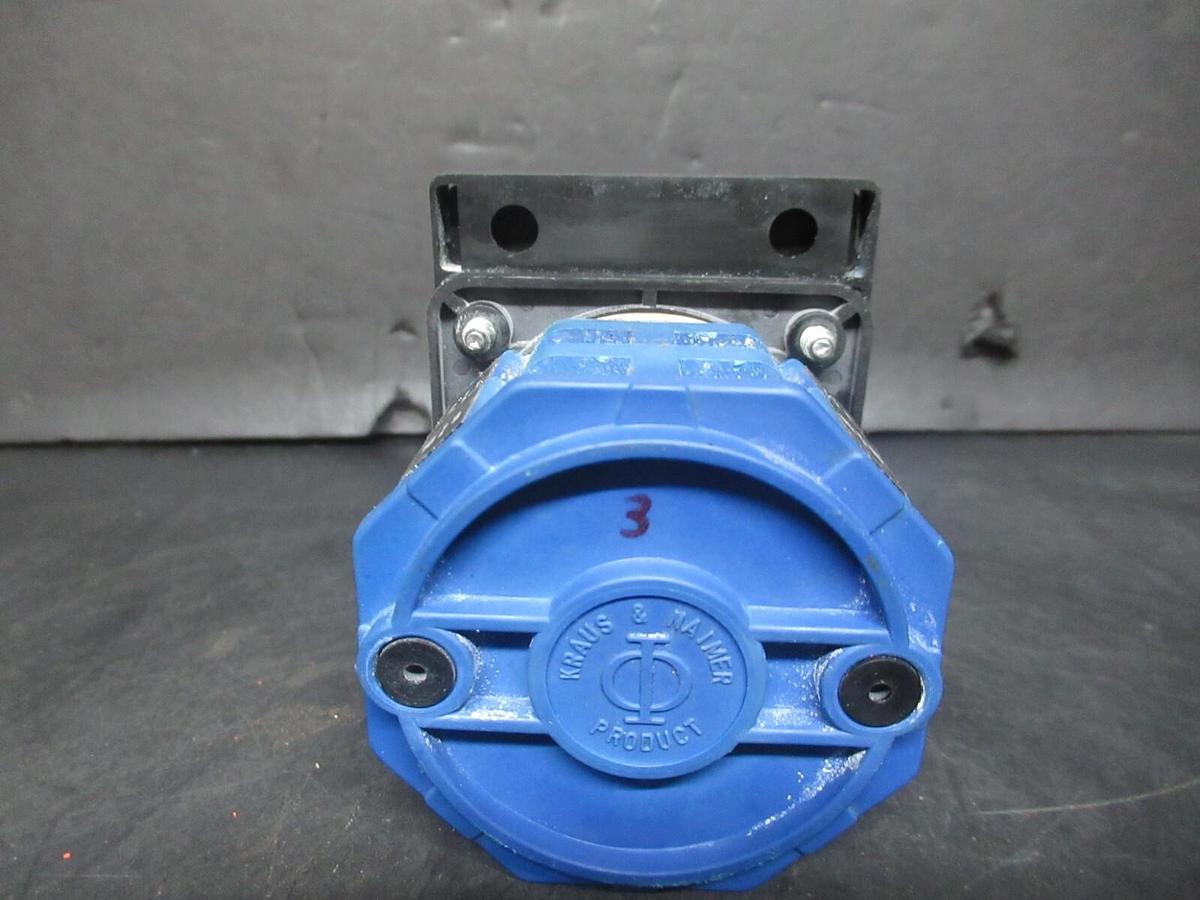 Used KRAUS + NAIMER ROTARY SWITCH A11 3 PHASE 600 VAC 10 AMP 1 HP L74149/003 AMS