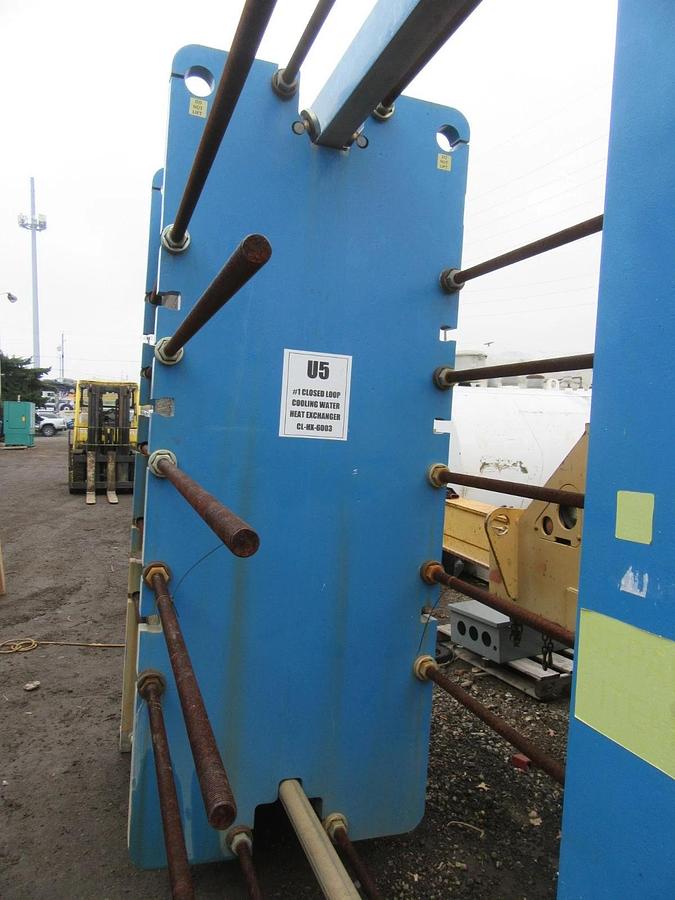 Used 2010 APV PARAFLOW 271 PLATE / FRAME HEAT EXCHANGER B134 M-12 150 PSIG