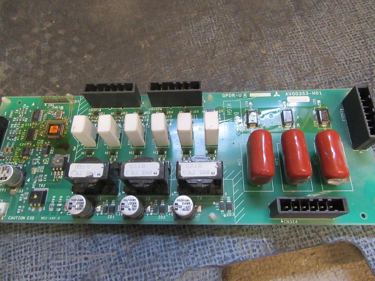 Used MITSUBISHI CIRCUIT BOARD AV00353-H01 GPDR-U 036264103E **WARRANTY INCLUDED**