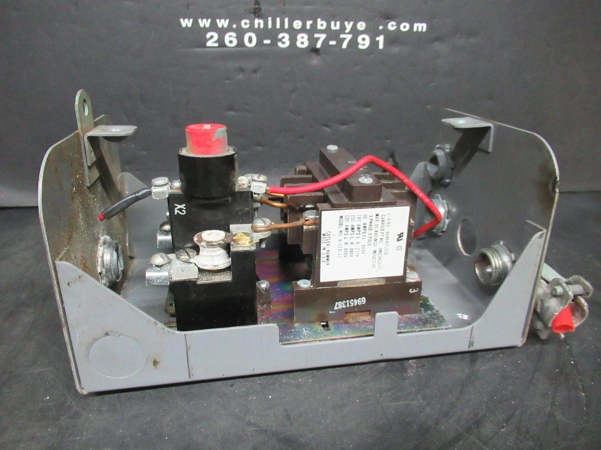 Used ENCLOSED CUTLER HAMMER STARTER FOR AC UNIT 956H7132B HN03AC800 30 AMP 600 VAC