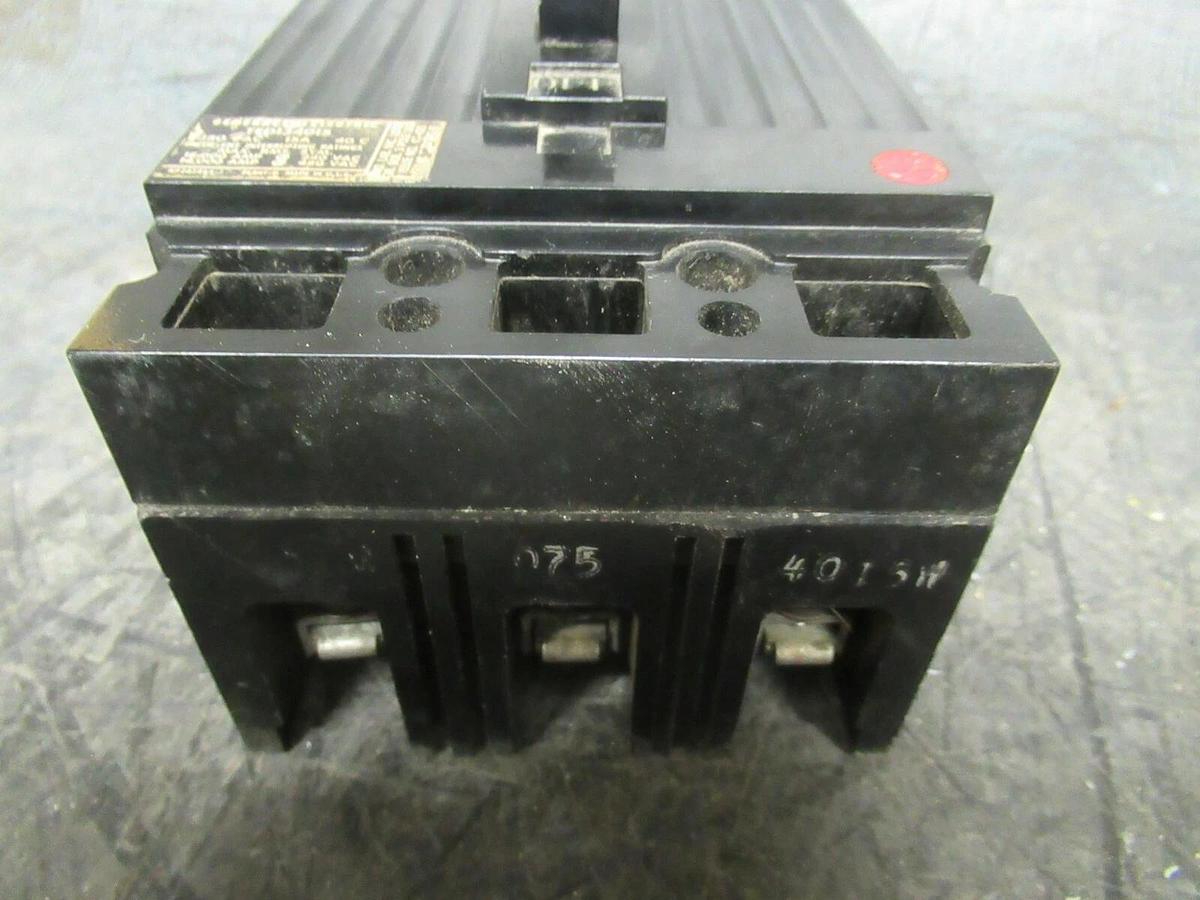 Used 15 AMP GE BREAKER TED134015 480 VAC 3 POLE **WARRANTY INCLUDED**