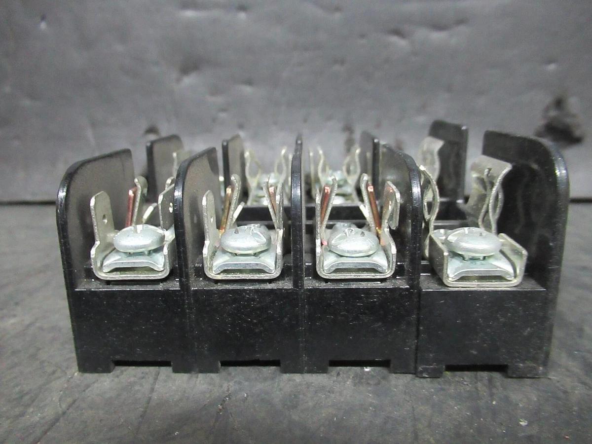 Used FERRAZ SHAWMUT 3032GE-MEB FUSE HOLDER 4-POLE 600 VAC 30 AMP CLASS CC/H/K