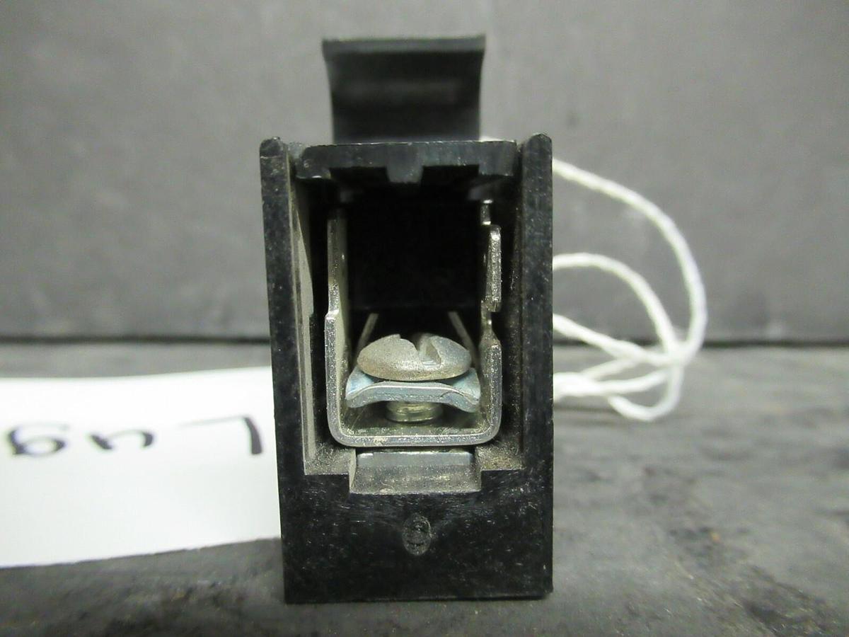Used CUTLER HAMMER BLOCK FUSE HOLDER C350B1C61 30 AMP 600 VAC FOR CLASS CC FUSES