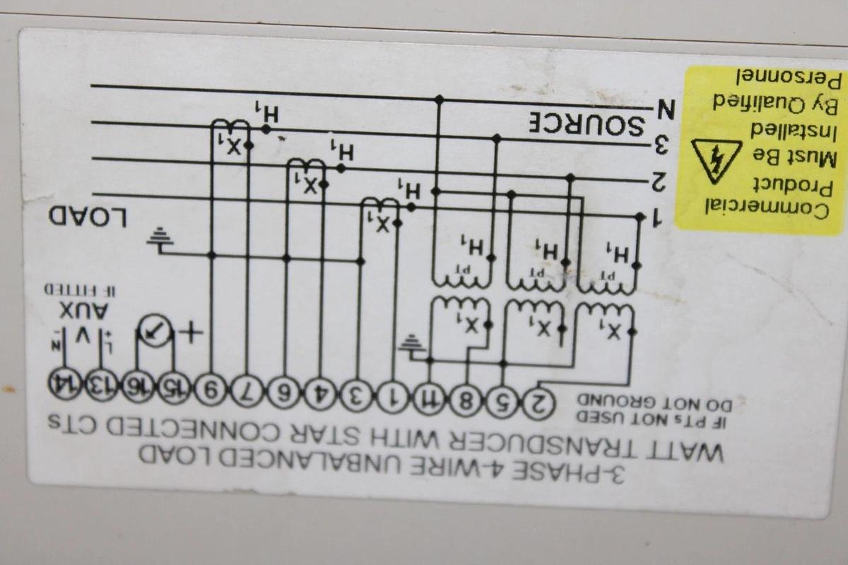 Used CROMPTON PALADIN TRANSDUCER 256-TWNU 120 VOLT 4.17 AMP 1.5 kW 60 HZ