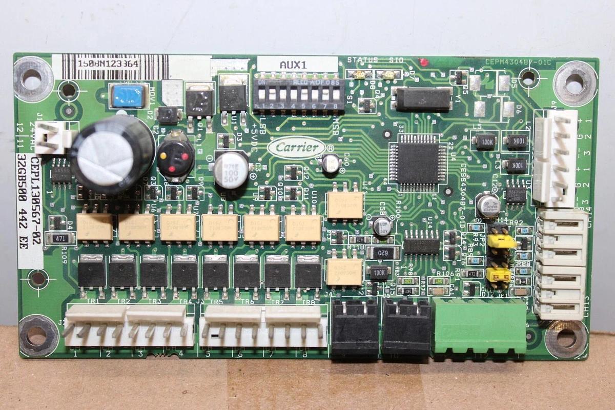 Used CARRIER CONTROL CIRCUIT BOARD CEPL130567-02 CEPM430487-01C