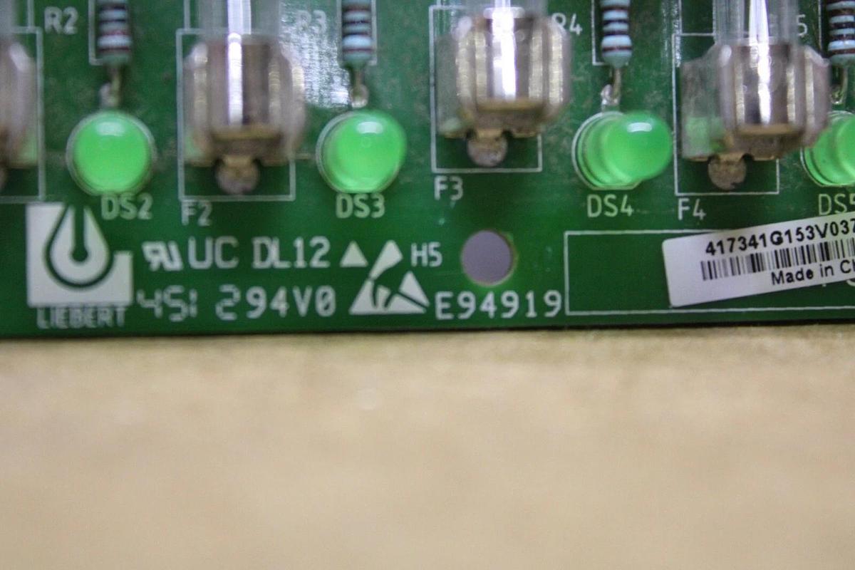 Used LIEBERT FUSE CIRCUIT BOARD 417341G1 REV. 0 **WARRANTY INCLUDED**