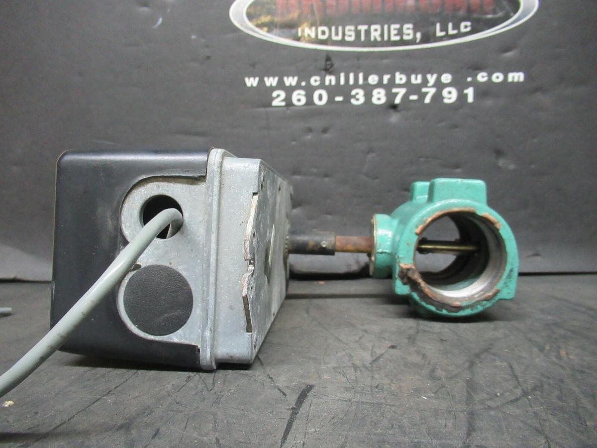Used NEPTRONIC ACTUATOR BBMF2000F 24 VAC 15 VA 35 IN/LB W/ 6BV-A VALVE 501203 1.5 NPT