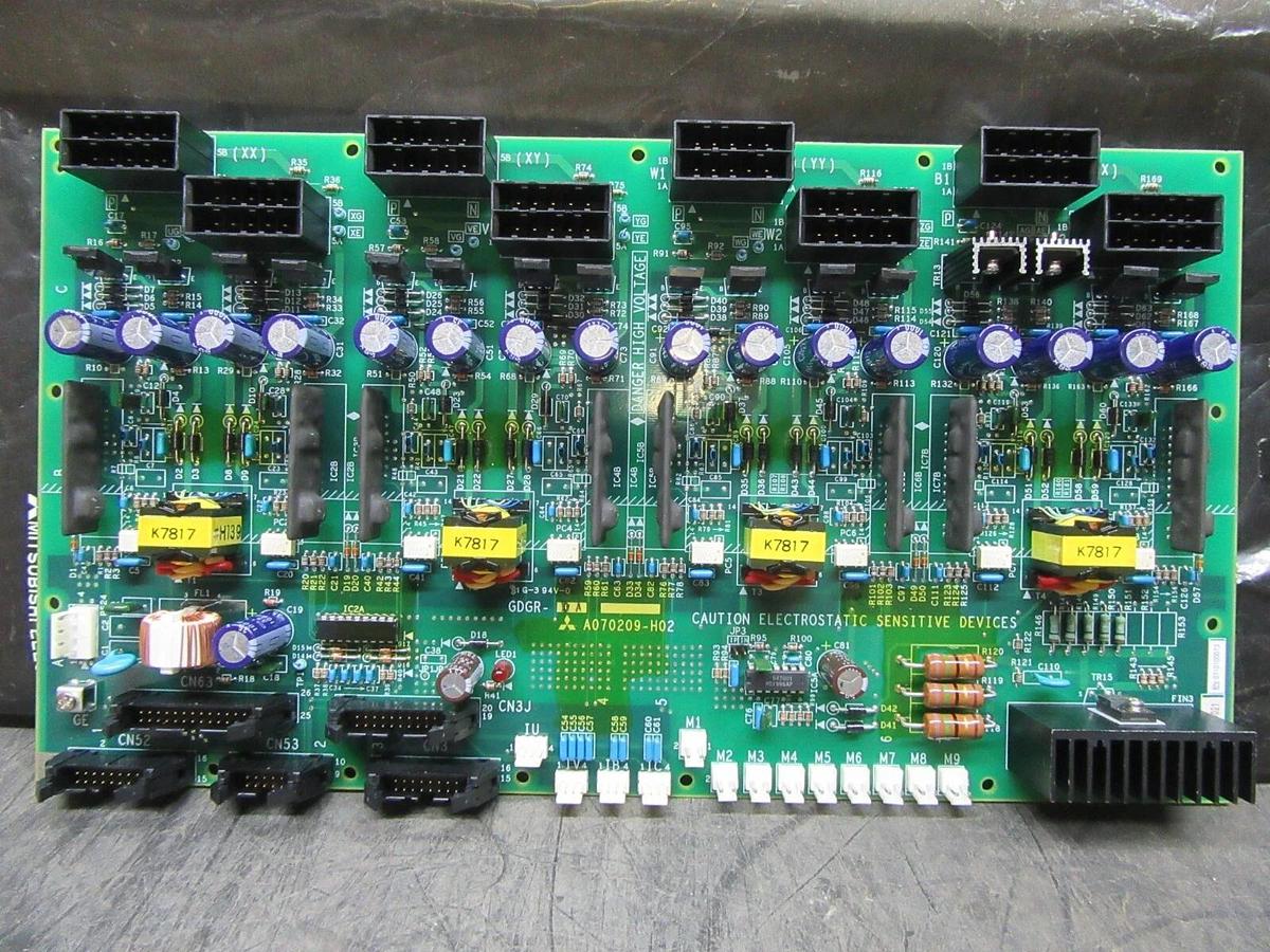 MITSUBISHI CIRCUIT BOARD PCB GATE DRIVE BOARD GDGR-DA A070209-H02
