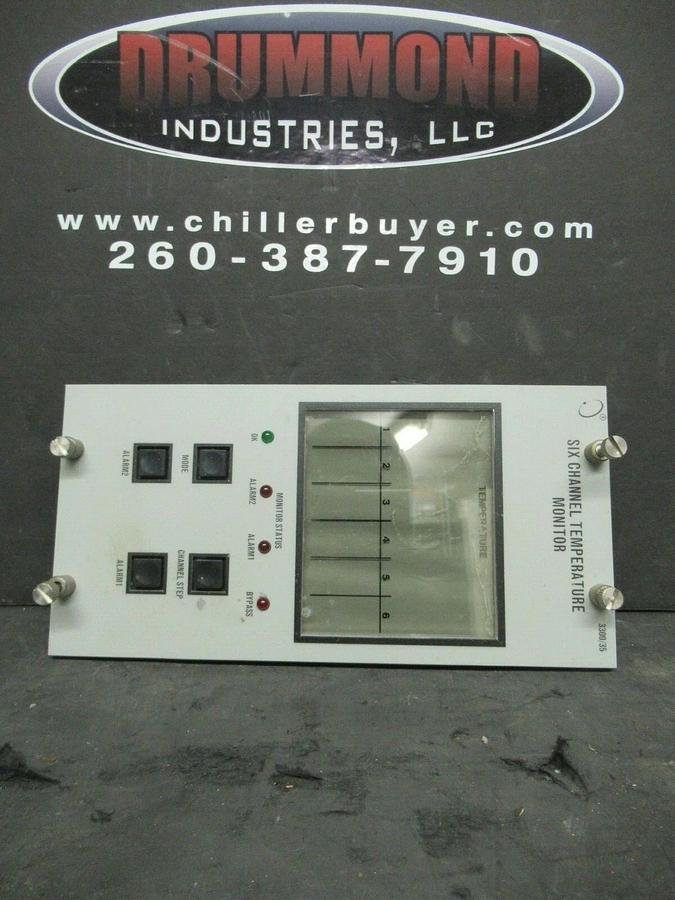 Used BENTLY NEVADA 6 CHANNEL TEMPERATURE MONITOR 84933-02 REV. D