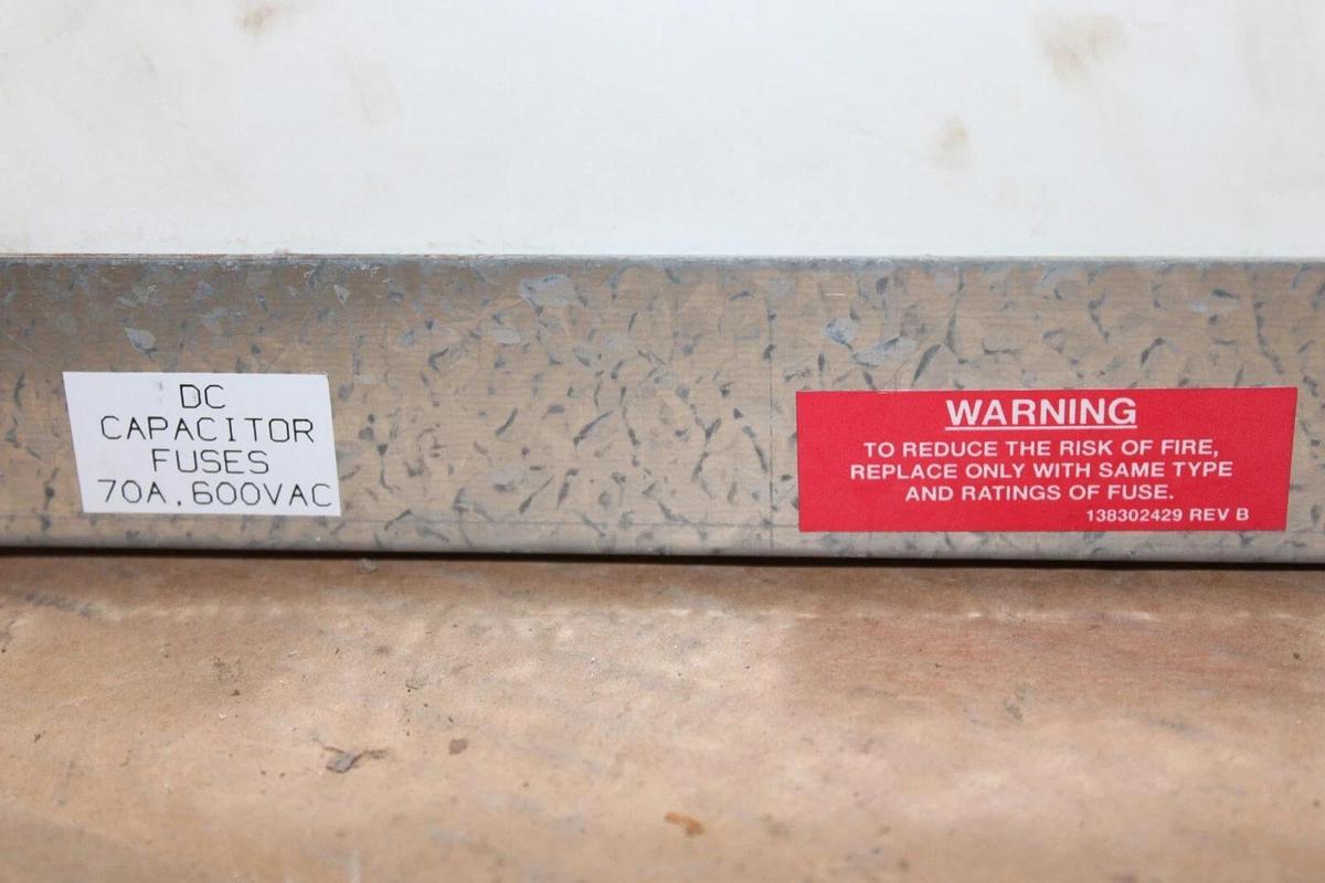 Used NIPPON CHEMI-CON CAPACITOR BANK U36D292 120110008-001 5800 uF 300 VOLT