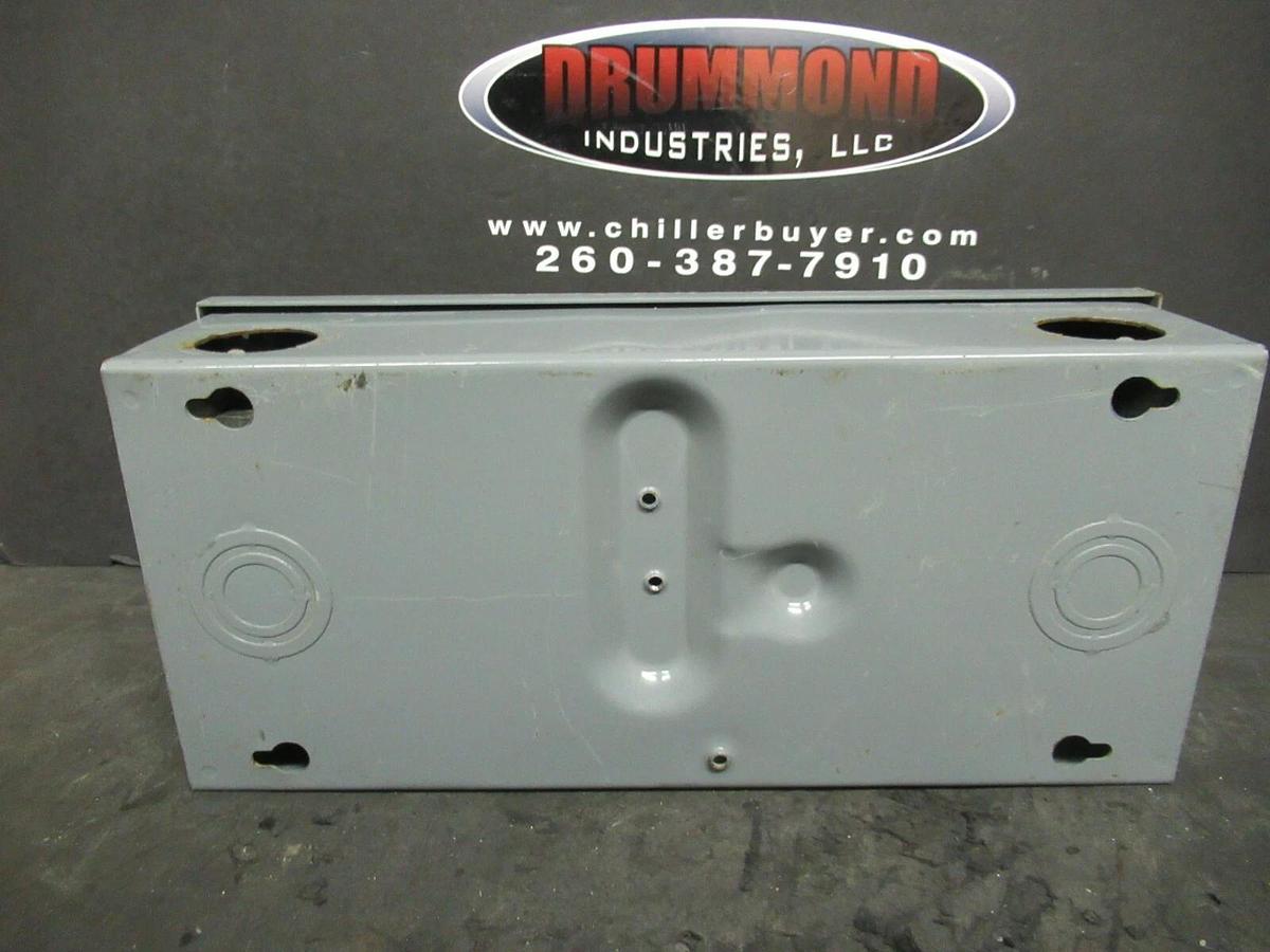 Used SQUARE D CIRCUIT BREAKER ENCLOSURE NEMA 1 100 AMP MAX 240 VAC 3 PHASE QO3100BN