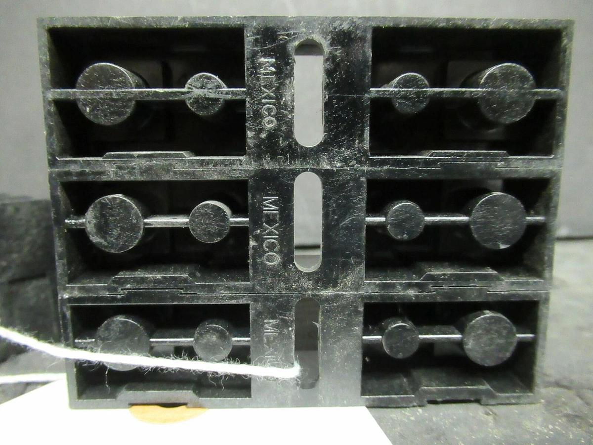 Used 2 PACK FERRAZ SHAWMUT FUSE LUG SET 30312 600 VOLTS 30 AMP **WARRANTY INCLUDED!**