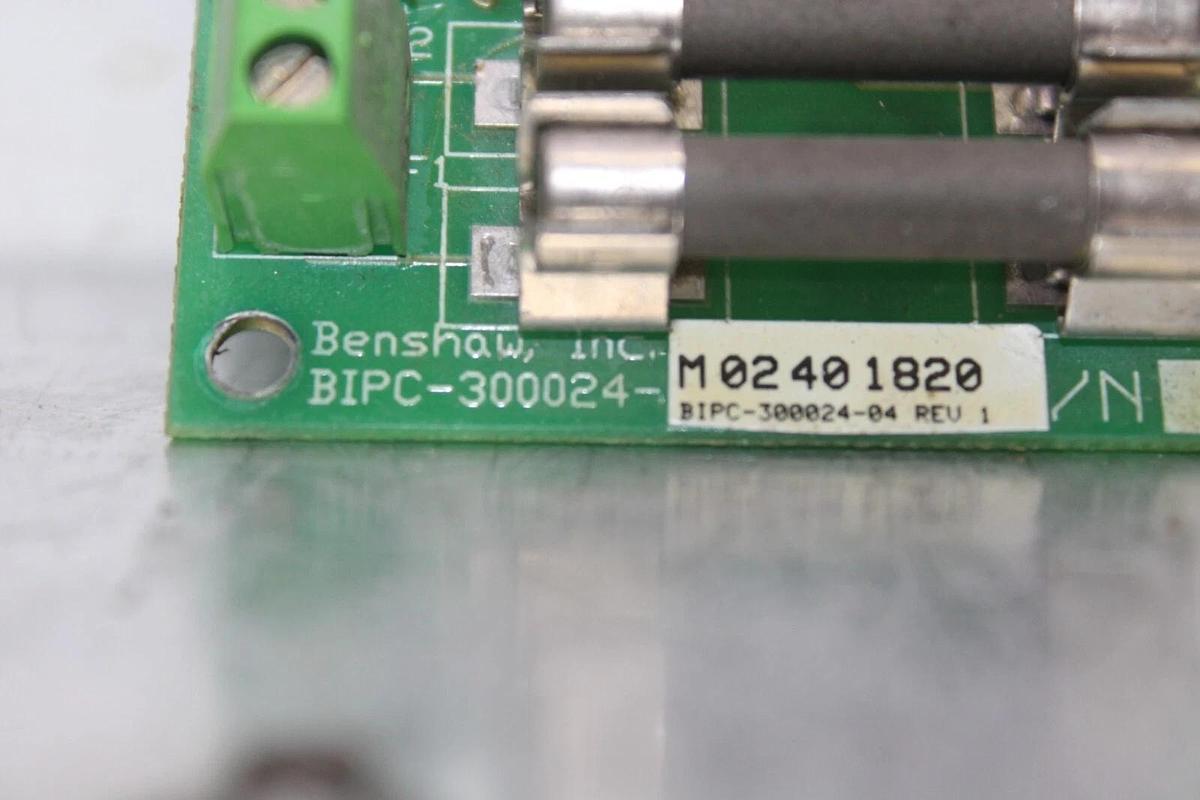 Used BENSHAW THERMISTOR INTERFACE CIRCUIT BOARD BIPC-300024-04 REV. 1 M02401820