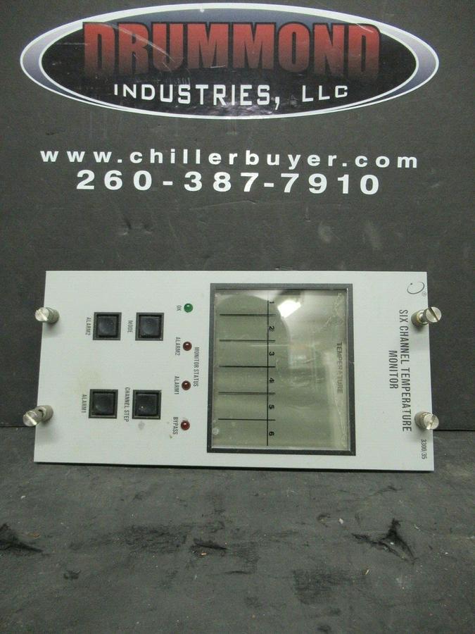 Used BENTLY NEVADA 6 CHANNEL TEMPERATURE MONITOR 84933-02 REV. D