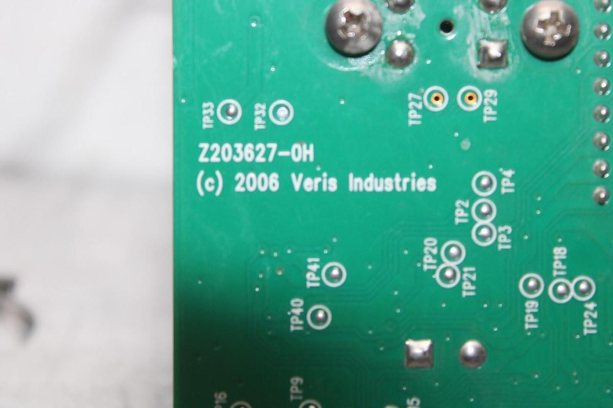 Used VERIS TECHNOLOGIES PRESSURE TRANSDUCER BOARD Z203627-0H W/ ASCO 291094