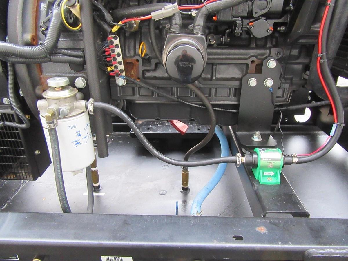 Used 2015 30 KW DIESEL GENERATOR GENERAC 120/240 VOLT SINGLE PHASE 181 HOURS VIDEO