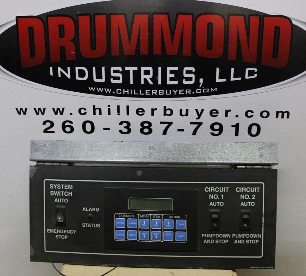 Used CHILLER DISPLAY AND CONTROL DWG-717425C-02 REV. 0A **WARRANTY**