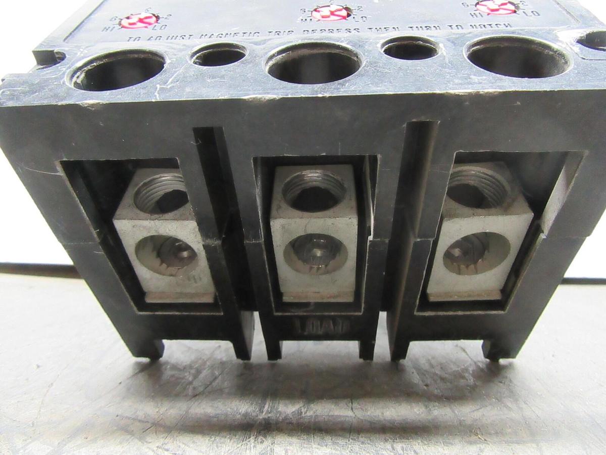 Used WESTINGHOUSE 3-POLE CIRCUIT BREAKER KA3225F 225 AMP FRAME 150 AMP TRIP 600 VAC