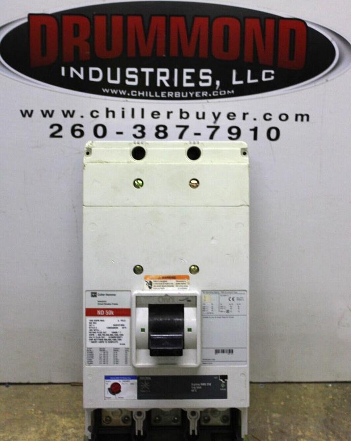 Used CUTLER HAMMER CIRCUIT BREAKER ND312T33W 1200 AMP FRAME 900 AMP TRIP 600 VAC