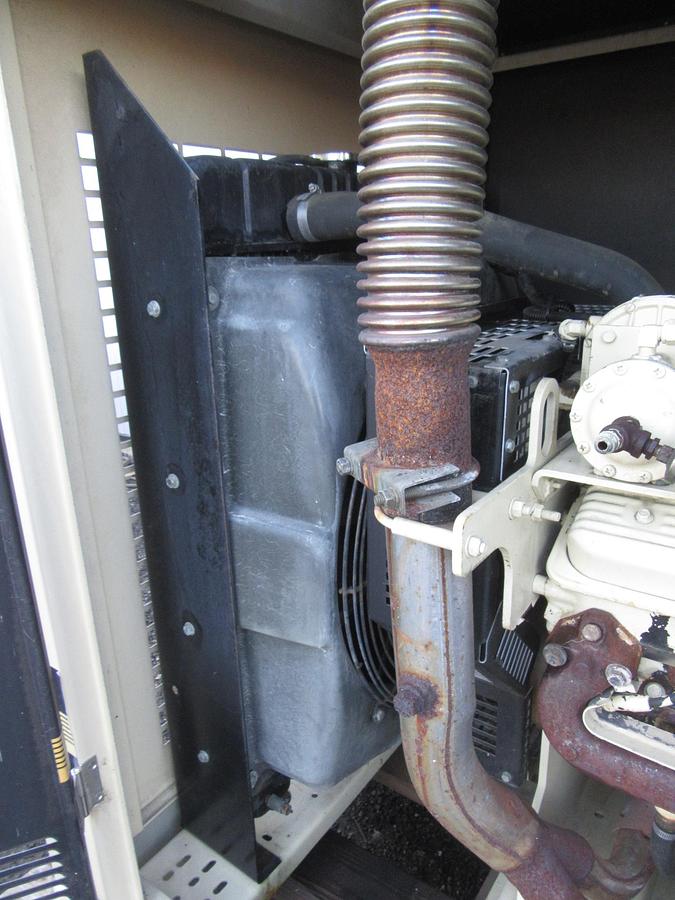 Used 60 KW PROPANE / NAT GAS GENERATOR KOHLER 120/240V 45RZG ENCLOSED VIDEO