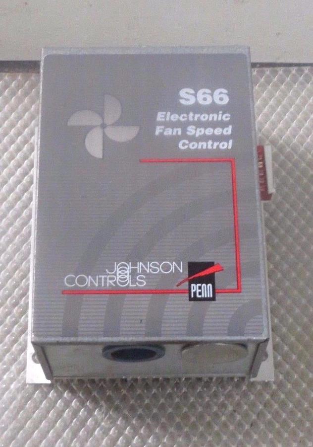Used JOHNSON CONTROLS PENN FAN SPEED CONTROL 24 VAC MODEL S66DC-1