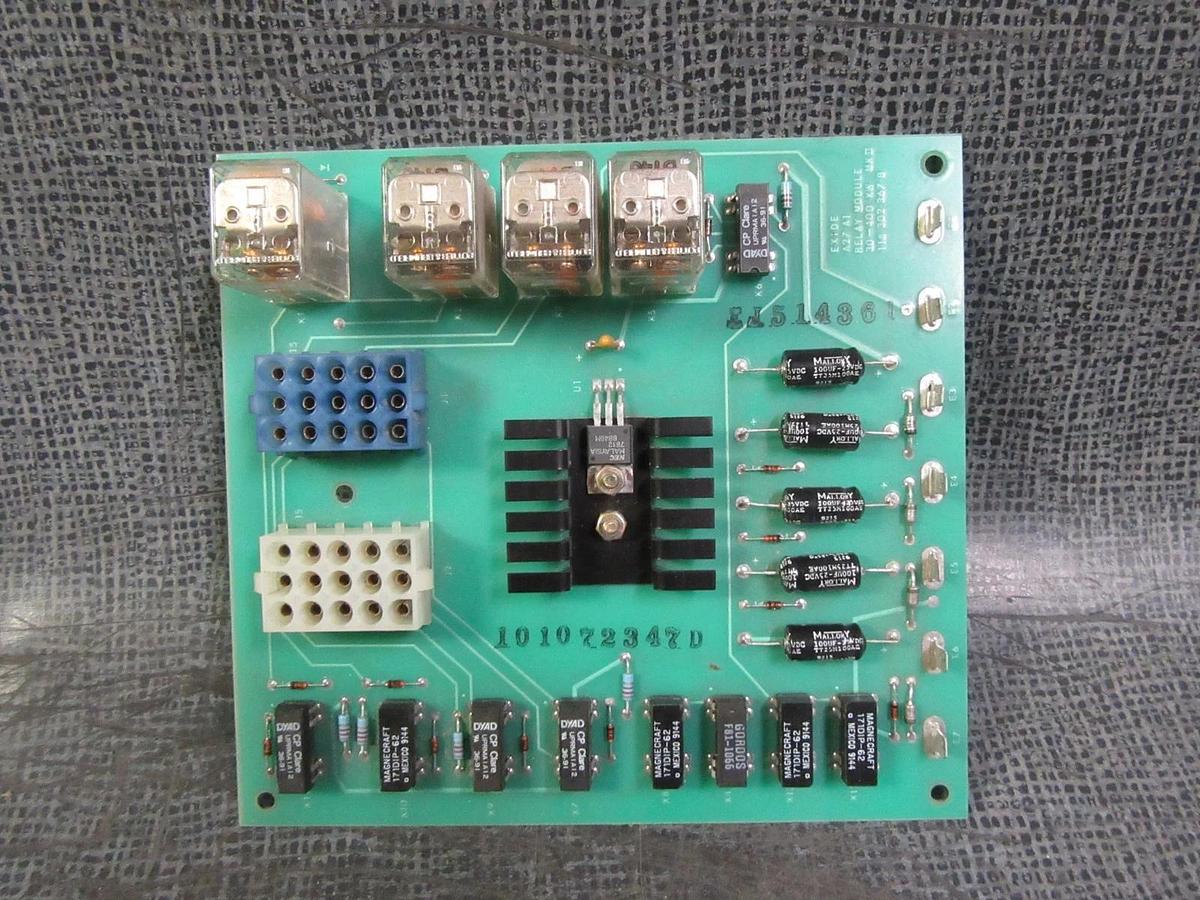 Used EXIDE RELAY MODULE CARD CIRCUIT BOARD 101072347D *WARRANTY INCLUDED*