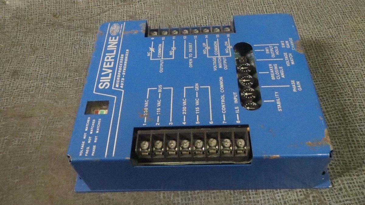 Used BARBER COLMAN SILVERLINE MICROPROCESSOR AUTO-SYNCHRONIZER MODEL: DYN2-90200