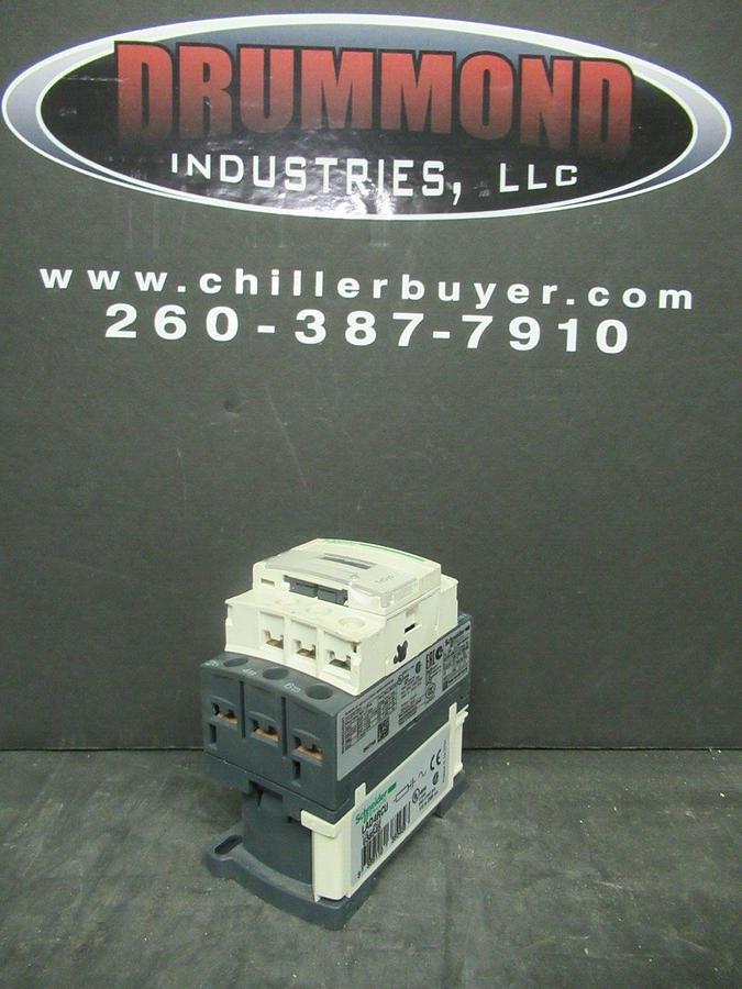 Used SCHNEIDER CONTACTOR LC1D09 25 AMP 600 VAC 3 POLE 7.5 HP COIL: G7 120 VAC
