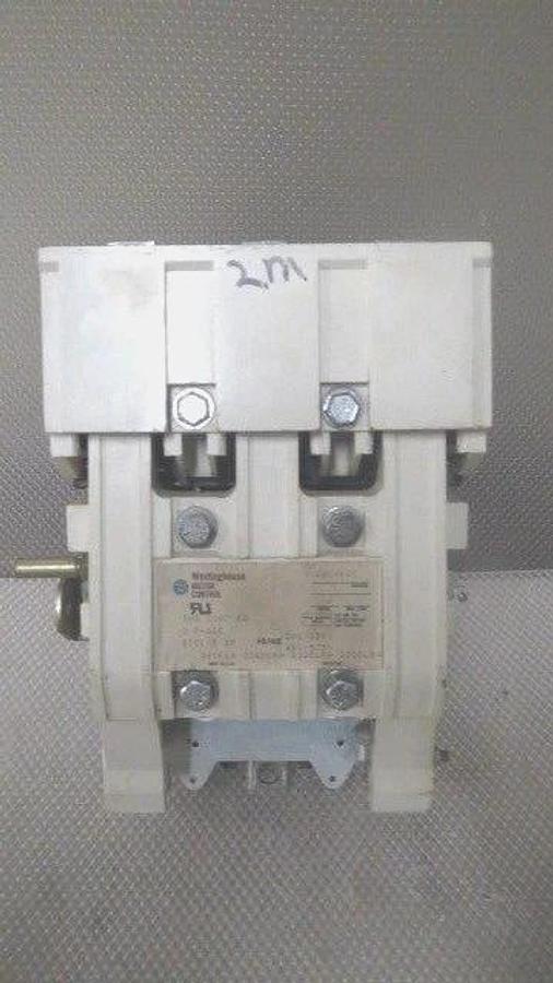 Used WESTINGHOUSE CONTACTOR SIZE 5 DP 361 FLA 2320 LRA 3 PHASE MODEL A201KGC