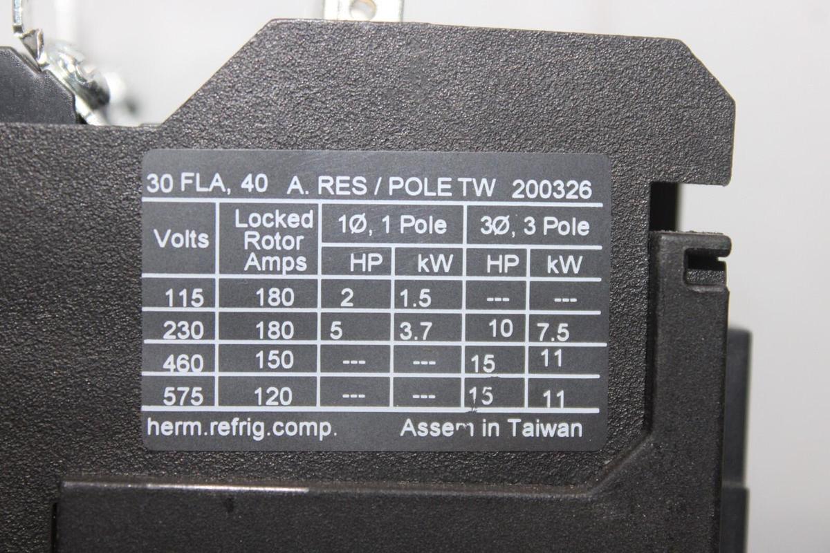 Used EATON CONTACTOR C25DNF330 30 AMP 600 VOLT 3-POLE 15 HP 11 KW *WARRANTY*