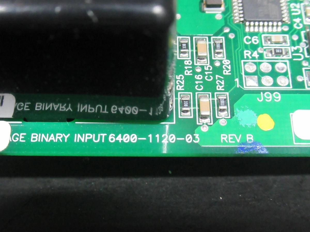 Used TRANE HIGH VOLTAGE BINARY INPUT CIRCUIT BOARD X13650729-05 REV. J 6400-1120-03-B