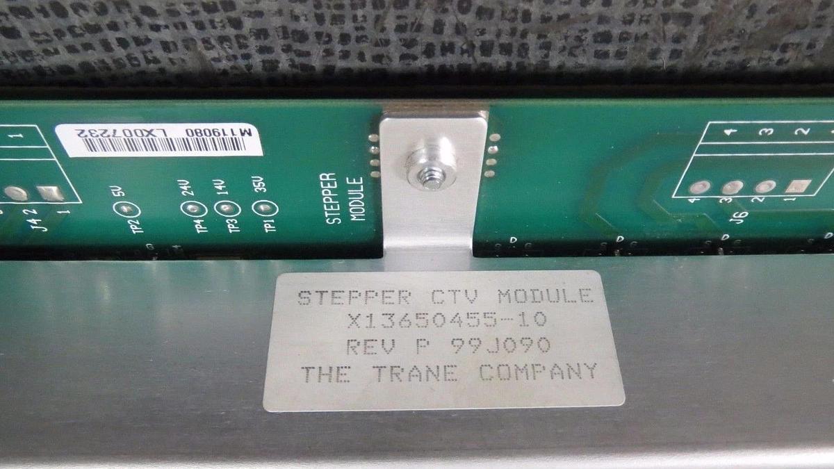 Used TRANE STEPPER CTV MODULE X13650455-10 REV P **WARRANTY INCLUDED**