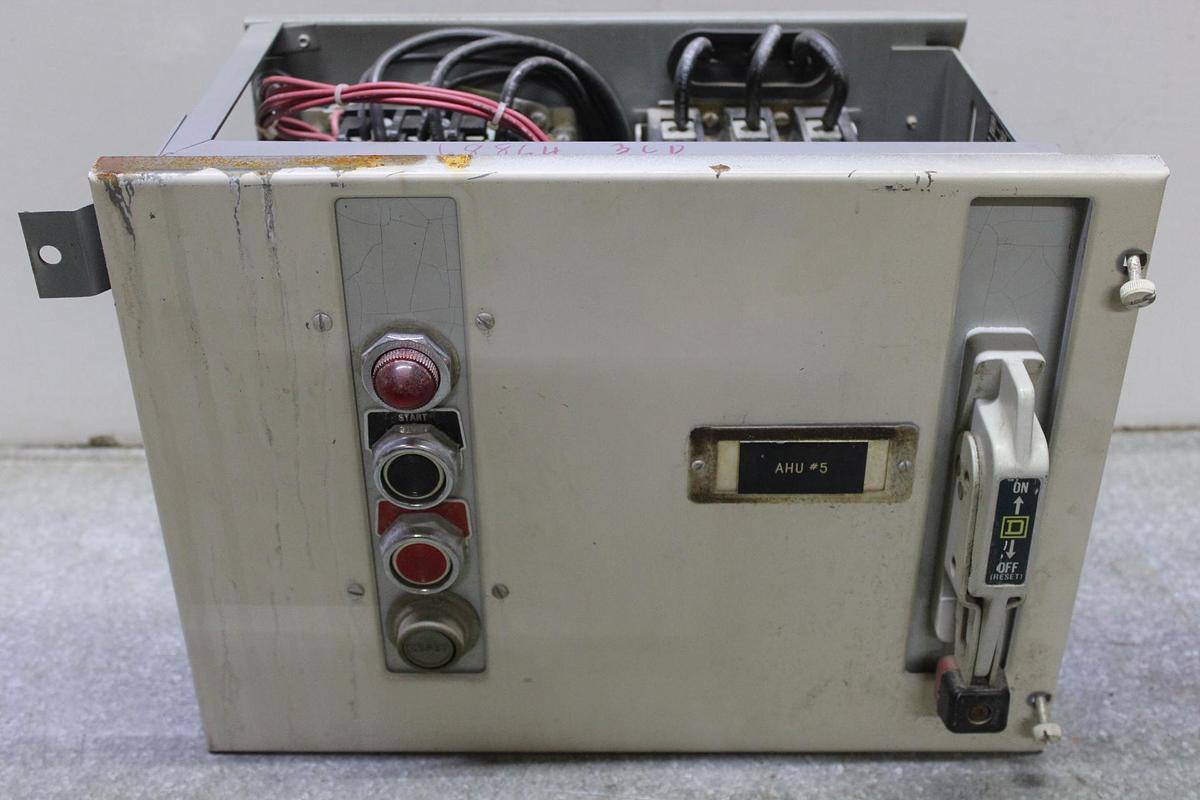 Used SQUARE D MOTOR CONTROL MCC FEEDER BUCKET MODEL 4 29" 200 AMP W/ DOOR