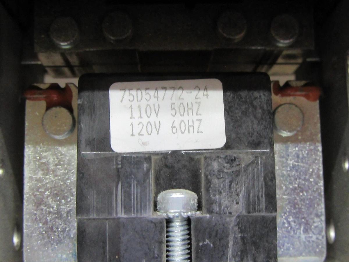 Used SIEMENS CONTACTOR 42FE35AF306R HN53CC024 75 AMP 600 VAC COIL: 110/120 VOLT
