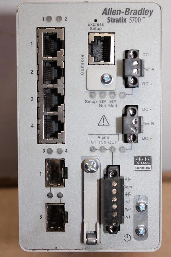 Used ALLEN BRADLEY ETHERNET SWITCH STRATIX 5700 1783-BMS06SGA PN-141654 **WARRANTY**