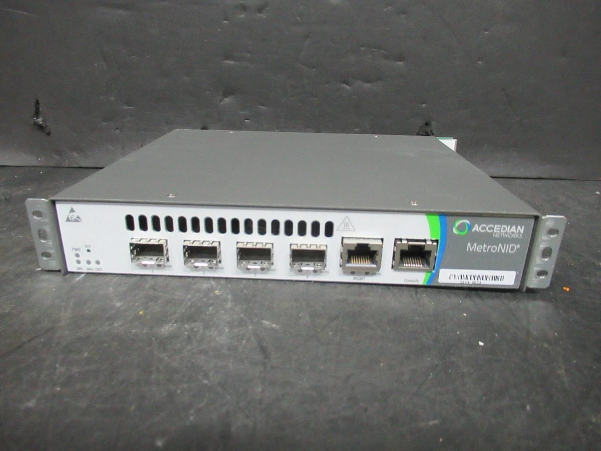 Used ACCEDIAN METRONID GT-S DC NETWORK INTERFACE 501-050-01 4-PORT *WARRANTY**