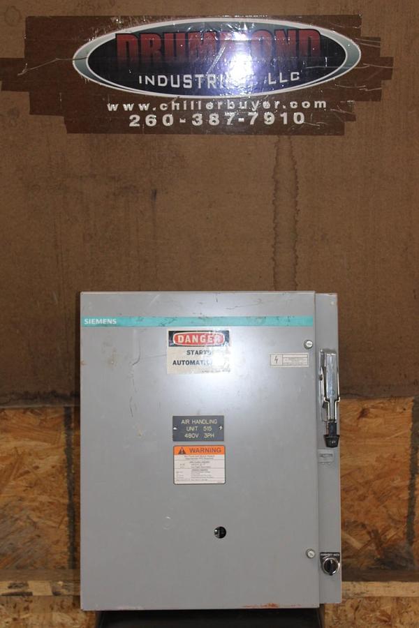 Used SIEMENS NEMA 1 ENCLOSED COMBINATION STARTER W/ SIZE 2 509-C0D STARTER