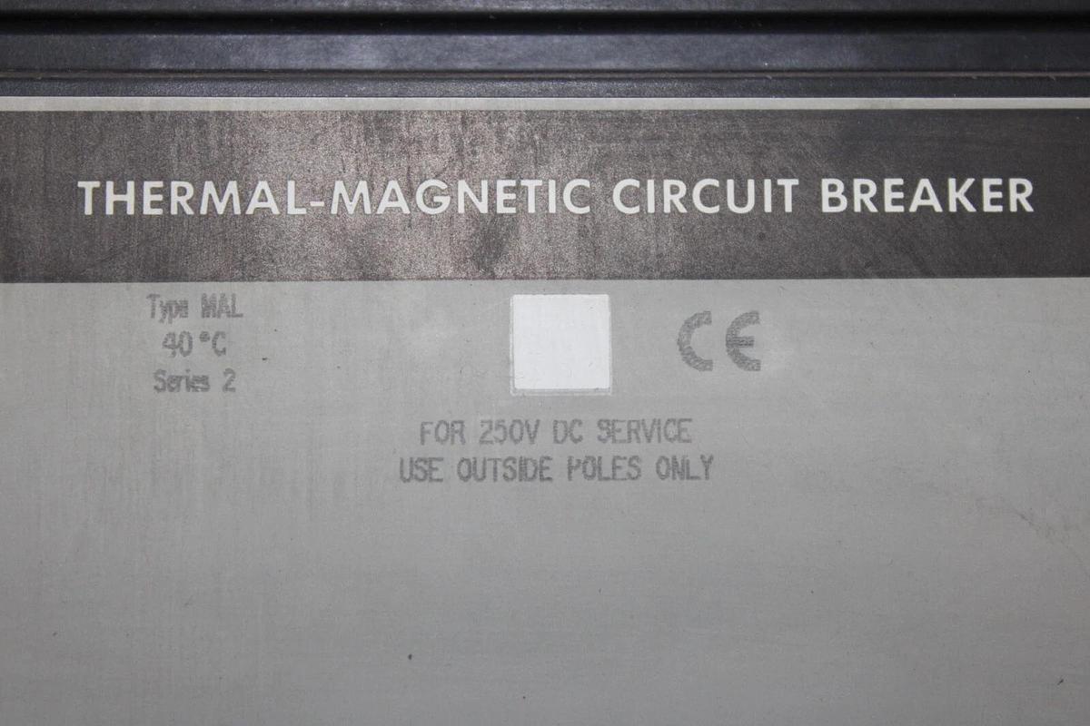 Used SQUARE D CIRCUIT BREAKER MAL36700 700 AMP 3-POLE 600 VAC W/ SHUNT TRIP