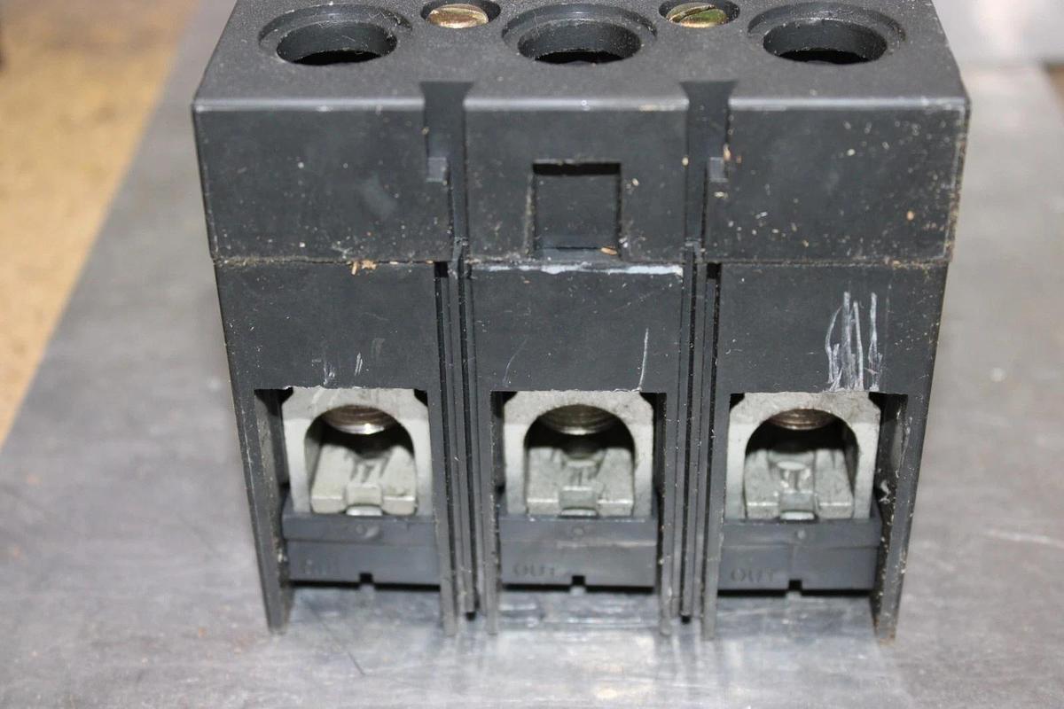 Used GENERAL ELECTRIC SPECTRA CIRCUIT BREAKER SFHA36AT0250 250 AMP 3-POLE 600 VAC