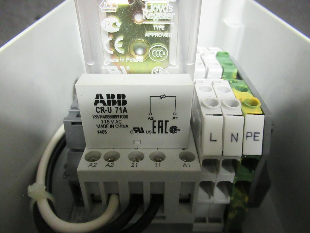 ABB ENCLOSED RELAY CR-U120AC2 71 AMP 115V 1SVR-405-621-R2000 *WARRANTY*