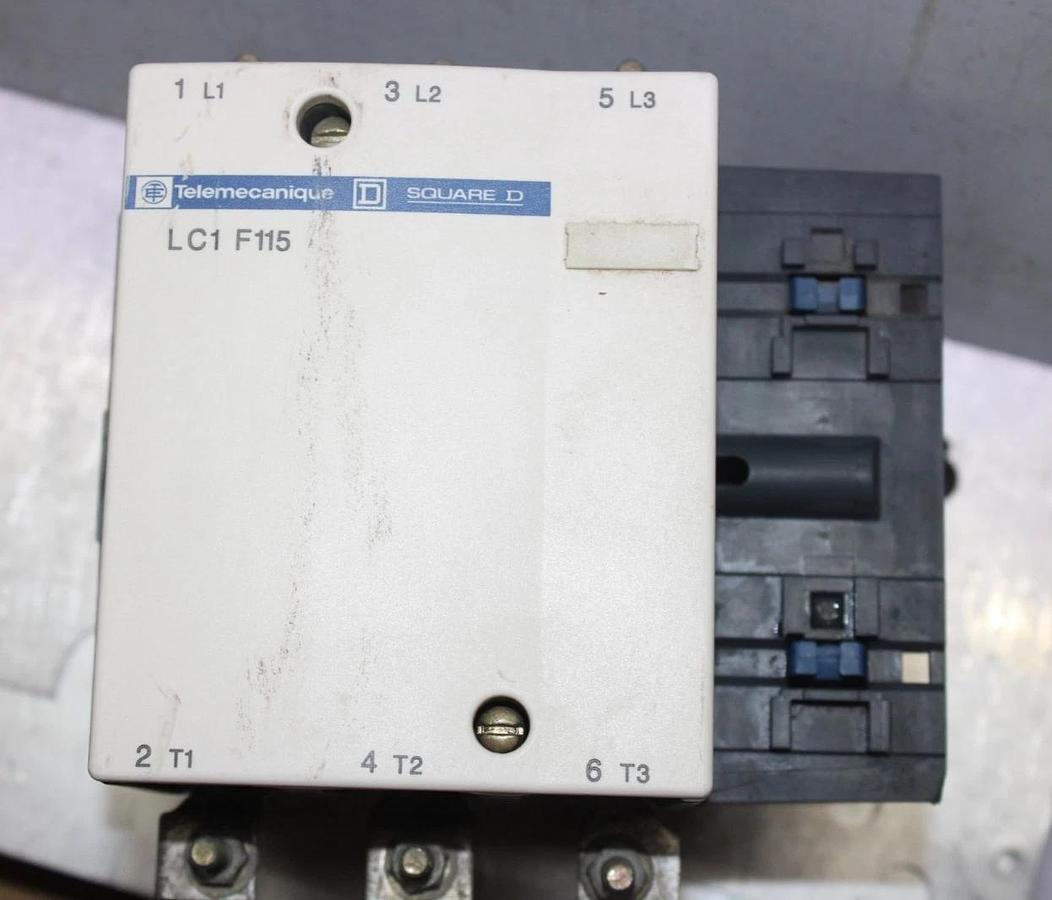 Used TELEMECANIQUE CONTACTOR LC1F115 600 VAC 175 AMP 3-POLE *WARRANTY*