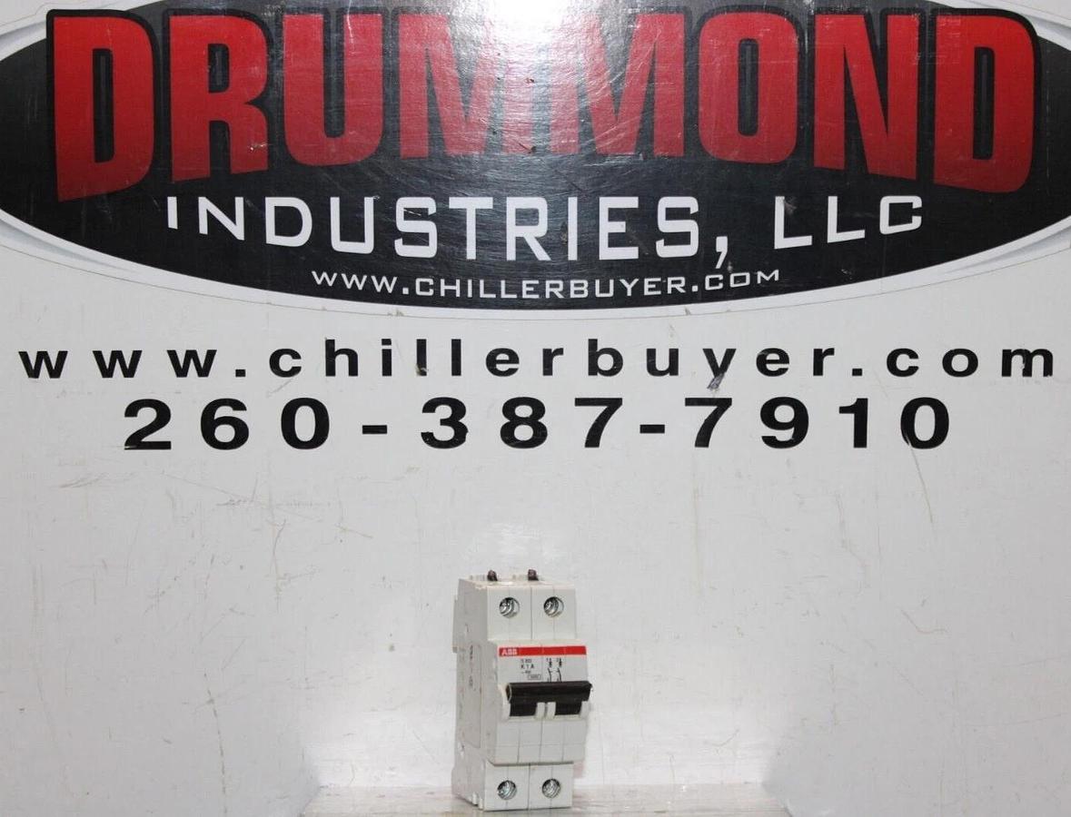 Used ABB CIRCUIT BREAKER S202-K1 277/480 VAC 2-POLE **WARRANTY INCLUDED**