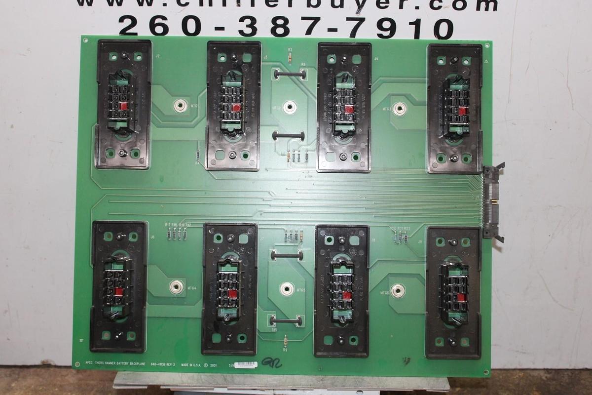 Used APCC THORS HAMMER BATTERY BACKPLANE CIRCUIT BOARD 640-4113B REV. 3