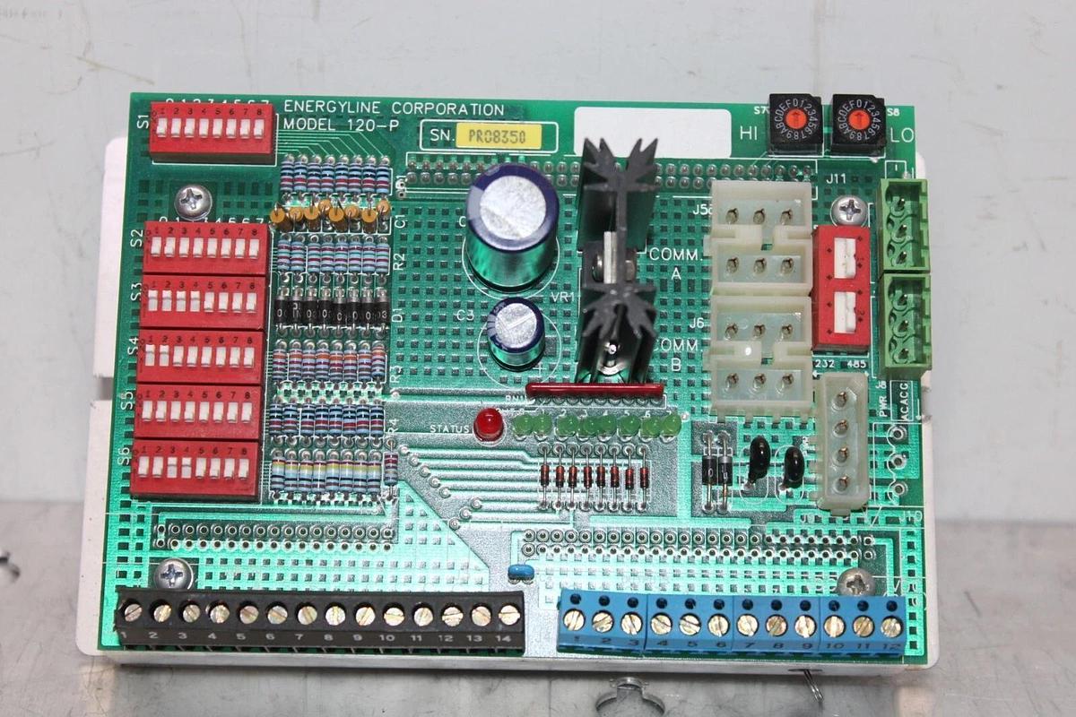 Used ENERGYLINE CIRCUIT BOARD 120-P 005-000120-01 REV. A 500.1101 **WARRANTY**