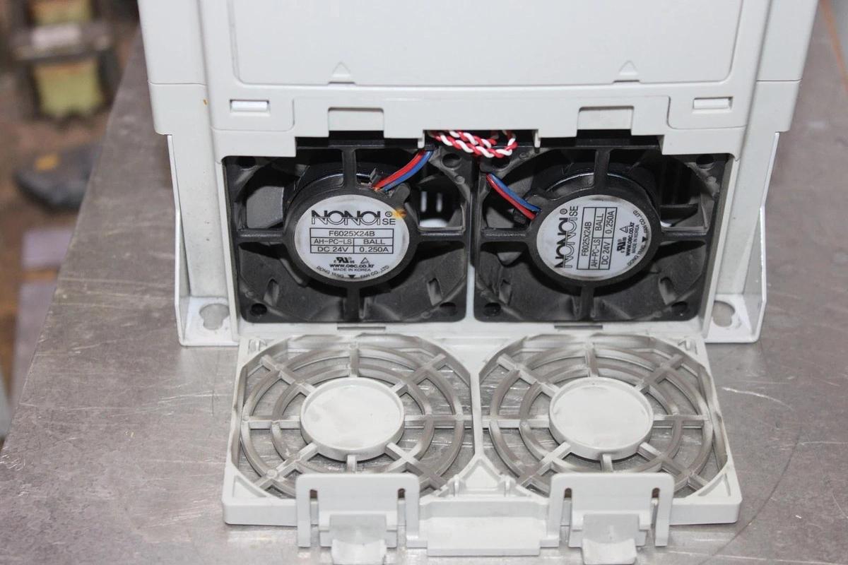 Used LS ELECTRIC VARIABLE SPEED DRIVE LSLV0075H100-4COFN(PLUS) 480V 17.5A 3-PHASE