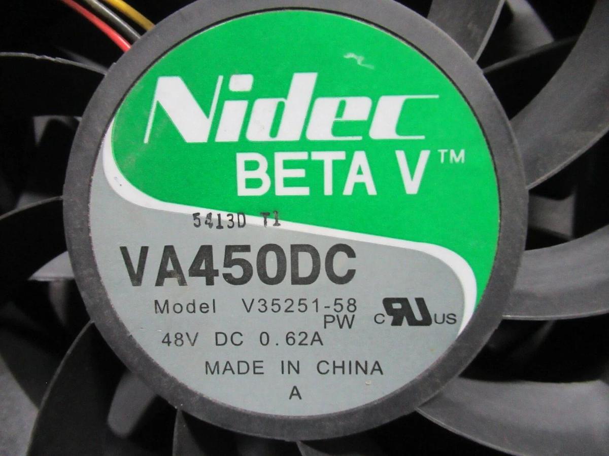 Used NIDEC BETA V DC AXIAL FAN VA450DC V35251-58 48 VDC 0.62 AMP **WARRANTY**