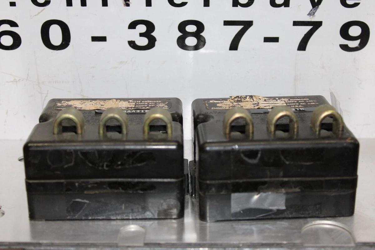 Used LOT OF 2 FURNAS SOLID STATE OVERLOAD 948AA31B 300 VAC 25.4 AMP *WARRANTY*