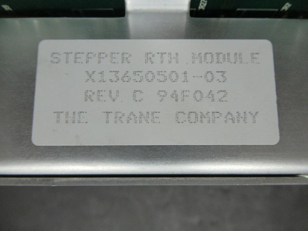 Used TRANE CHILLER STEPPER RTH MODULE X13650501-03 REV C 6400-0765 REV J ASSY 04