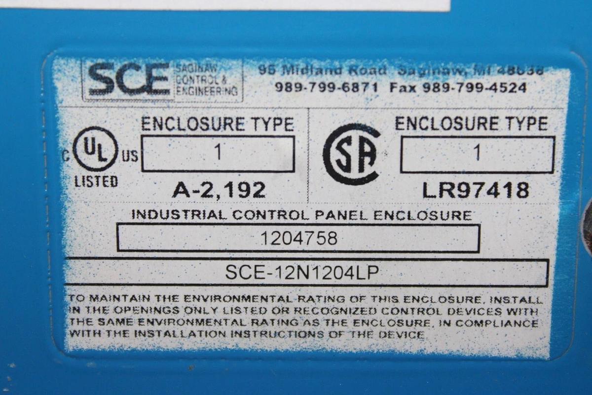 Used HARSCO XPC ENCLOSED ENERGY MANAGEMENT SYSTEM E143900 24 VAC 10 VA 0.42 AMP