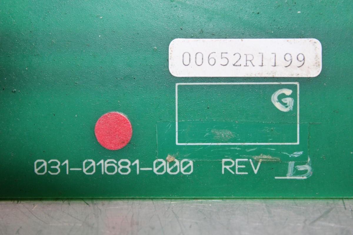 Used YORK VFD GATE CONTROL CIRCUIT BOARD 031-01681-000 REV. B **WARRANTY**